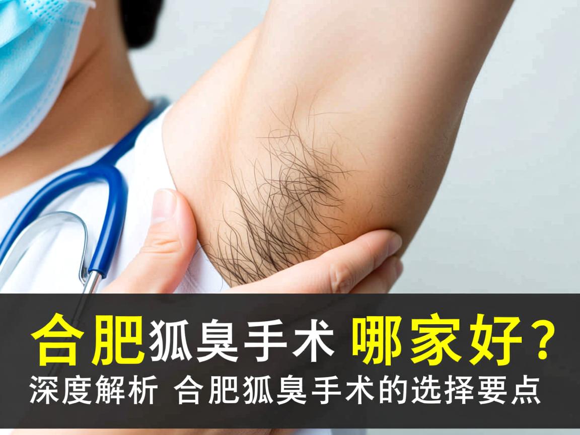 合肥狐臭手术哪家好？深度解析合肥狐臭手术的选择要点