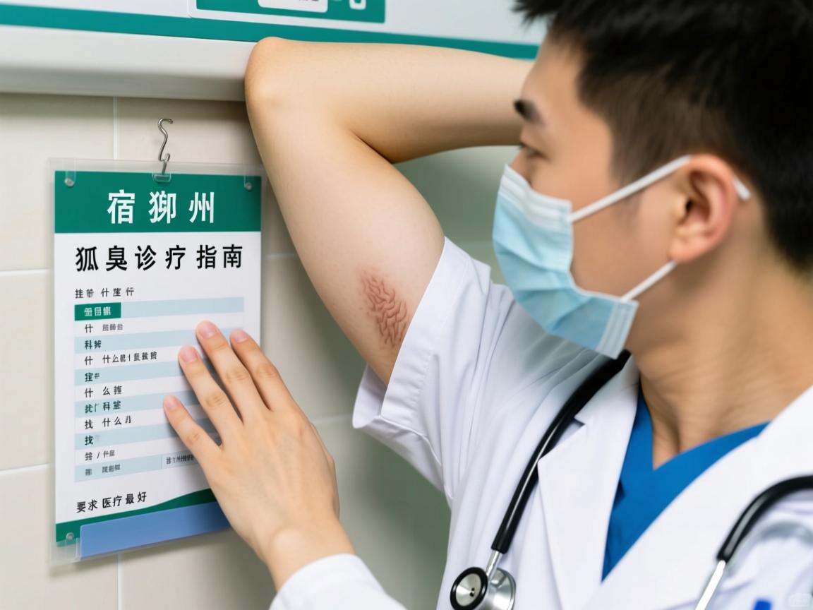 宿州狐臭诊疗指南，挂什么科室找什么医生最好