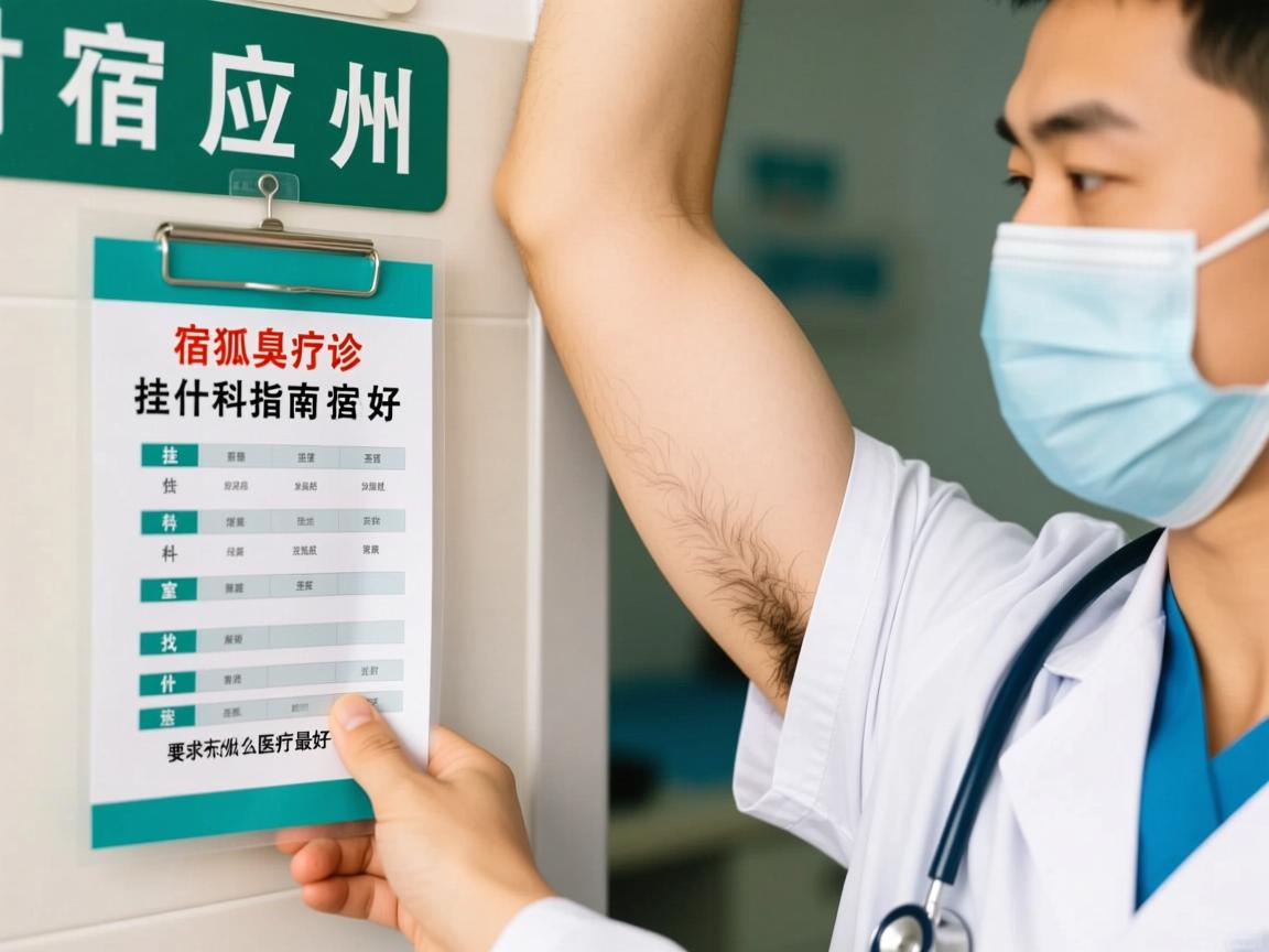 宿州狐臭诊疗指南，挂什么科室找什么医生最好