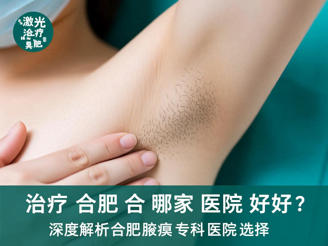 激光治疗腋臭合肥哪家医院好？深度解析合肥腋臭专科医院选择