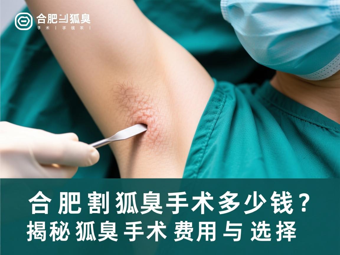 合肥割狐臭手术多少钱?揭秘狐臭手术费用与选择 合肥割狐臭手术多少钱?揭秘狐臭手术费用与选择