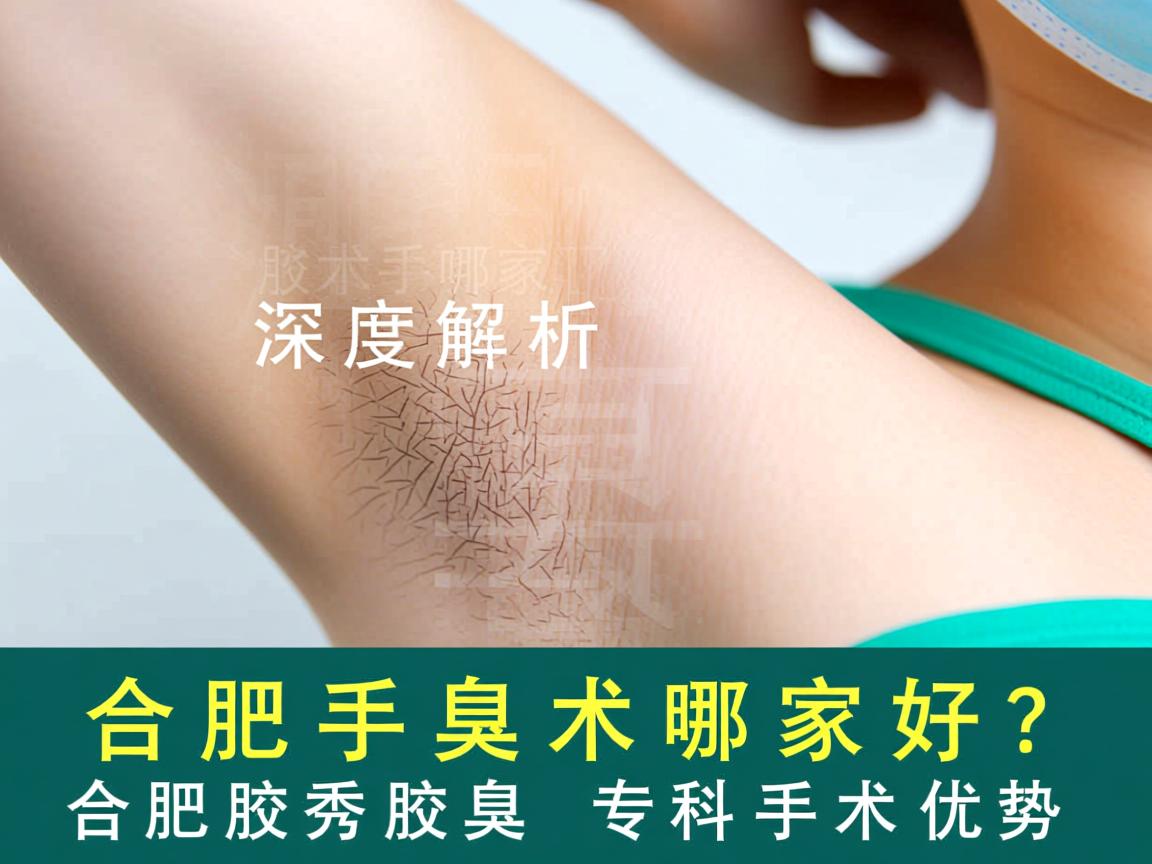 合肥腋臭手术哪家好？深度解析合肥腋秀腋臭专科手术优势