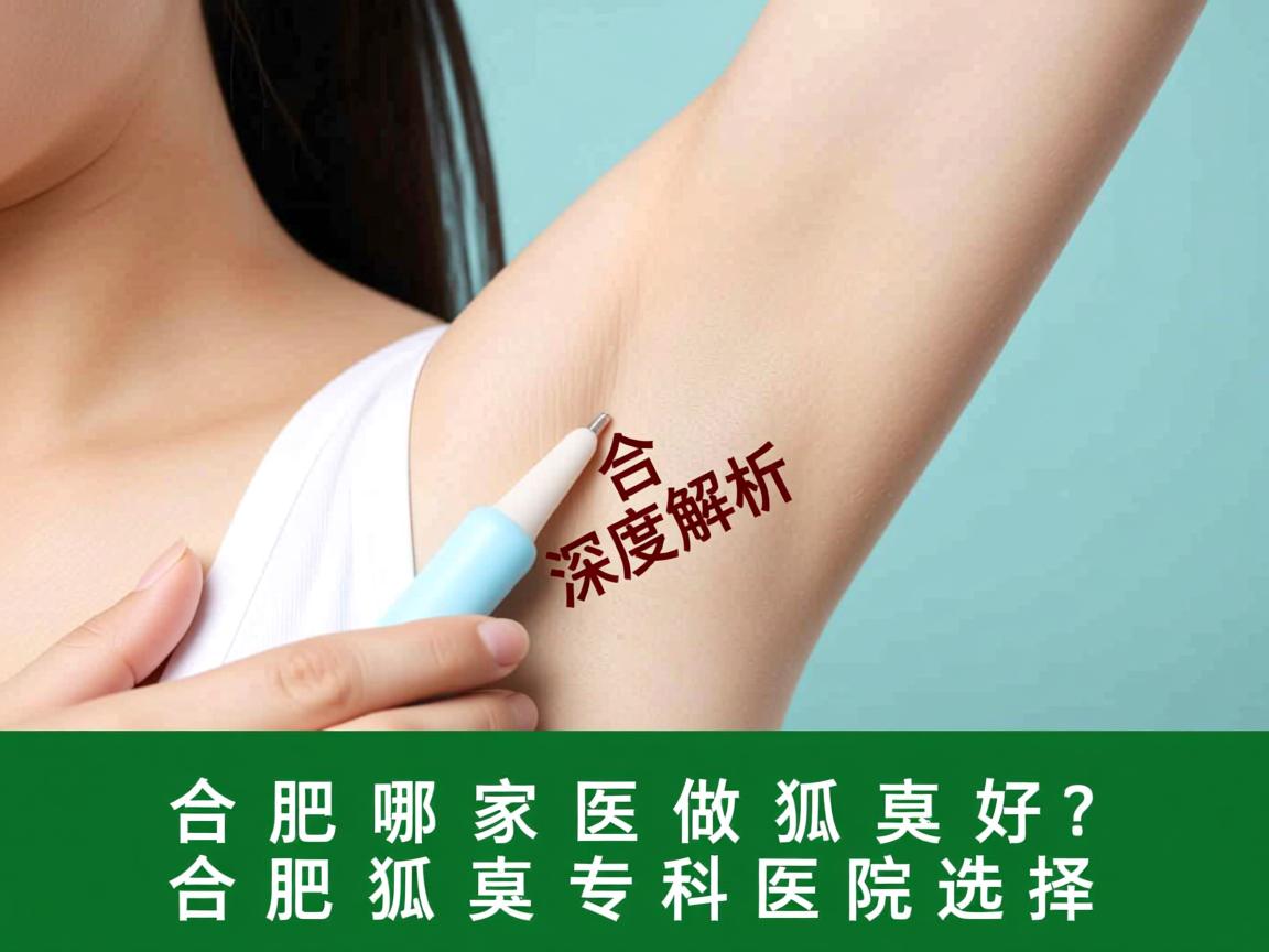 合肥哪家医做狐臭好？深度解析合肥狐臭专科医院选择