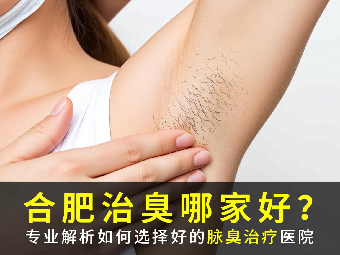 合肥治腋臭哪家好？专业解析如何选择好的腋臭治疗医院