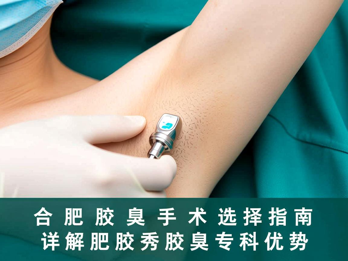 合肥腋臭手术选择指南，详解合肥腋秀腋臭专科优势