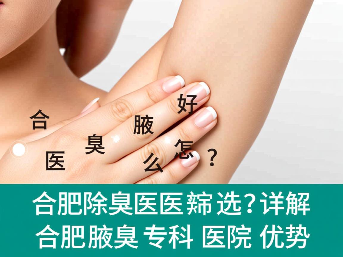 合肥除腋臭好医院怎么选?详解合肥腋臭专科医院优势 合肥除腋臭好医院怎么选?详解合肥腋臭专科医院优势