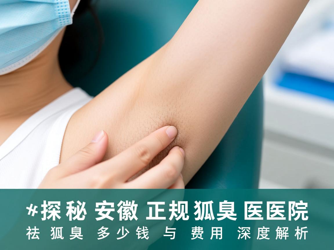 探秘安徽正规狐臭医院，祛狐臭多少钱与费用深度解析