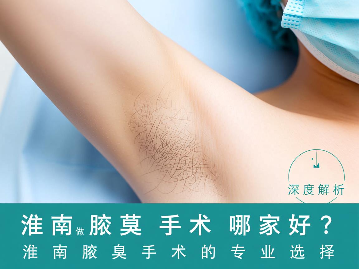 淮南做腋臭手术哪家好？深度解析淮南腋臭手术的专业选择