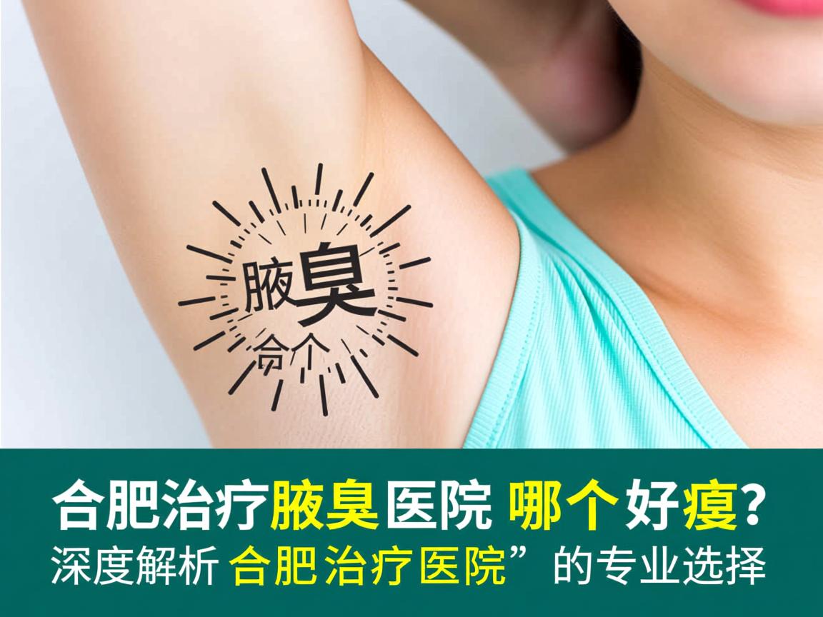 合肥治疗腋臭医院哪个好?深度解析合肥腋臭治疗医院的专业选择 合肥治疗腋臭医院哪个好?深度解析合肥腋臭治疗医院的专业选择