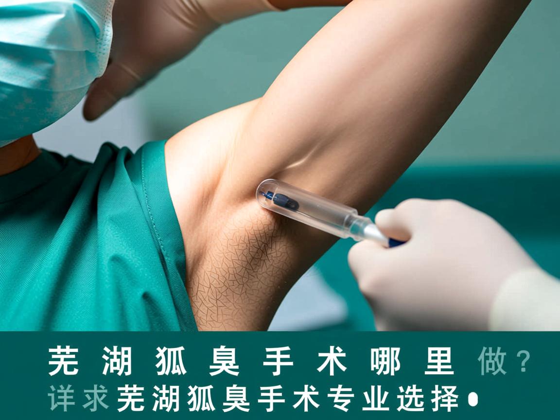 芜湖狐臭手术哪里做？详解芜湖狐臭手术专业选择