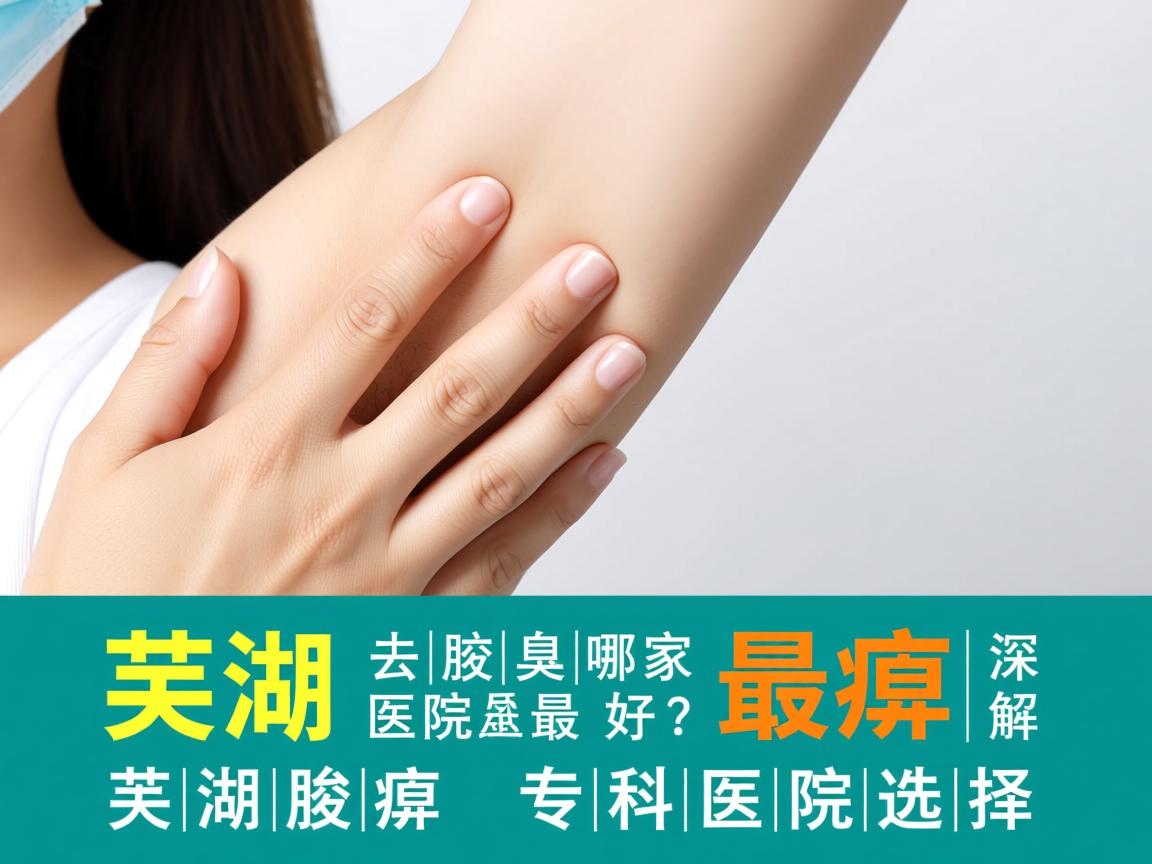 芜湖去腋臭哪家医院最好？深度解析芜湖腋臭专科医院选择