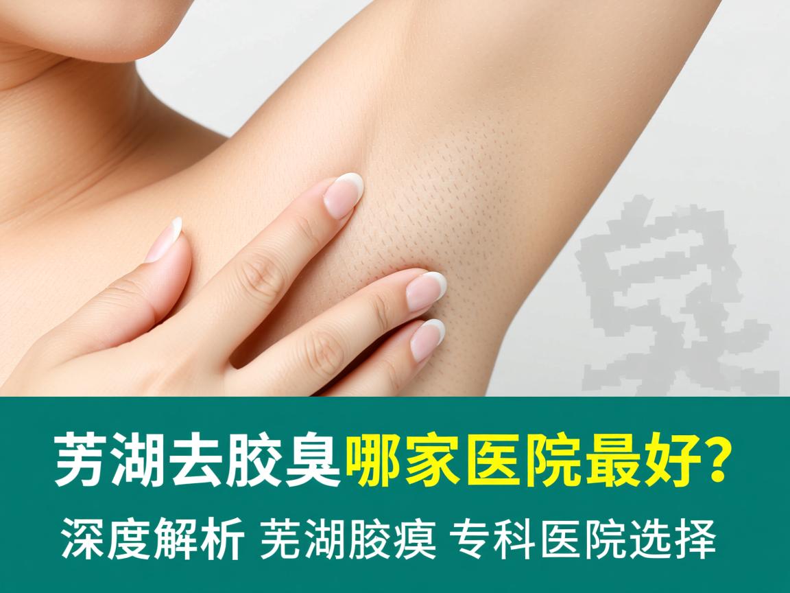 芜湖去腋臭哪家医院最好？深度解析芜湖腋臭专科医院选择