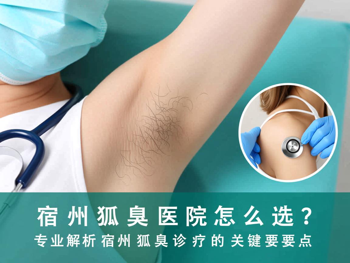 宿州狐臭医院怎么选？专业解析宿州狐臭诊疗的关键要点