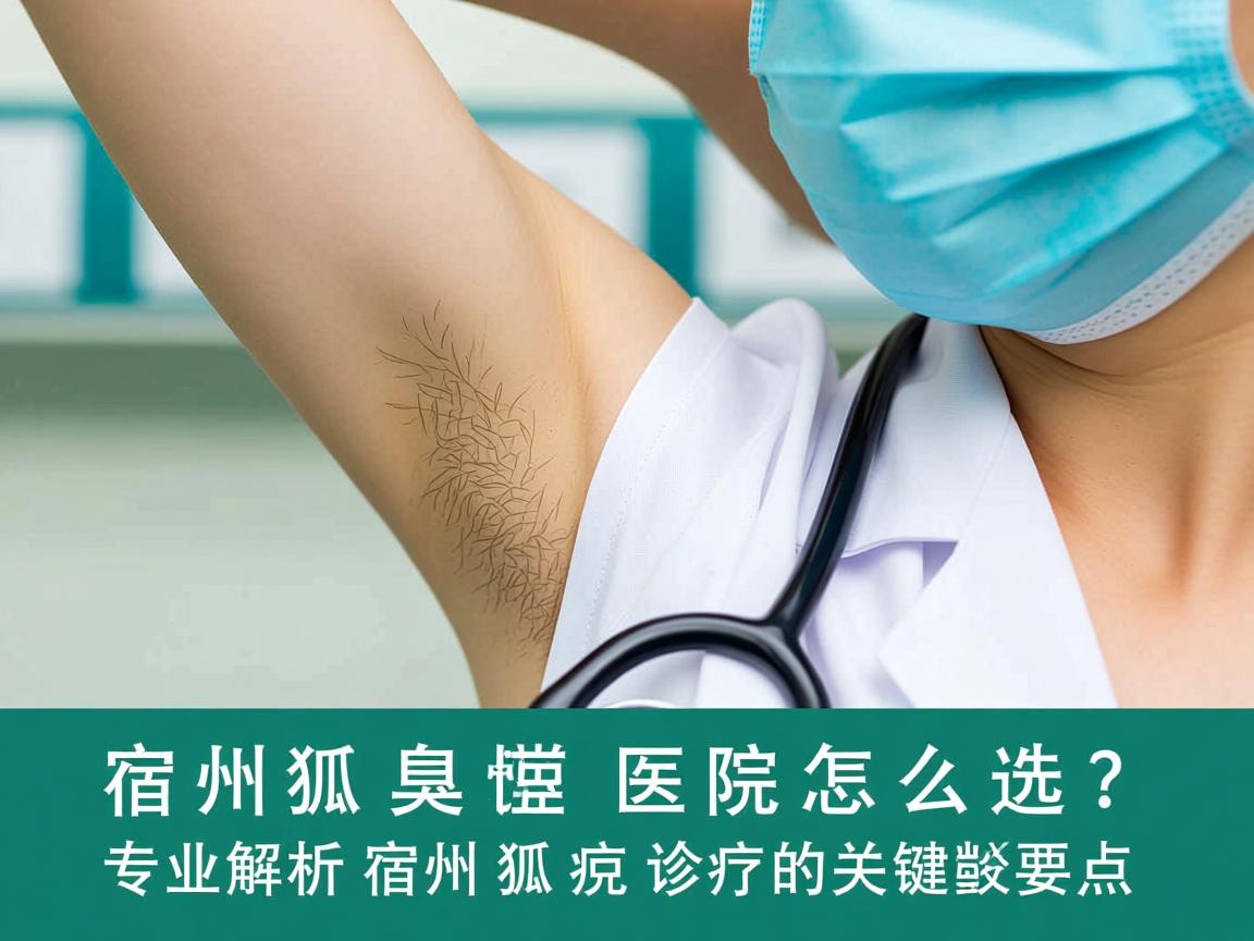 宿州狐臭医院怎么选？专业解析宿州狐臭诊疗的关键要点
