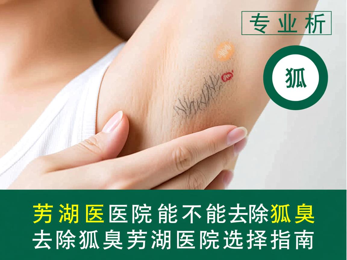 专业解析，芜湖医院能不能去除狐臭，去除狐臭芜湖医院选择指南