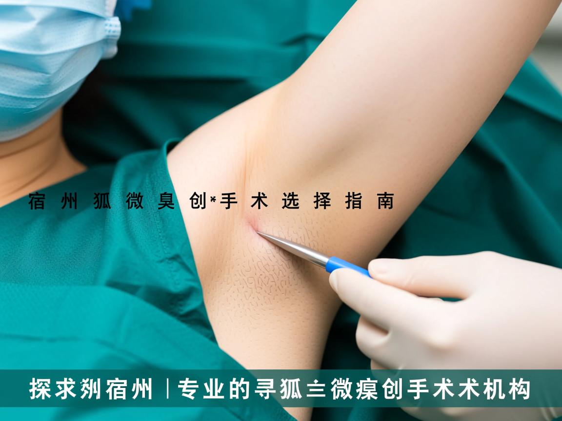 宿州狐臭微创手术选择指南，探寻宿州专业的狐臭微创手术机构