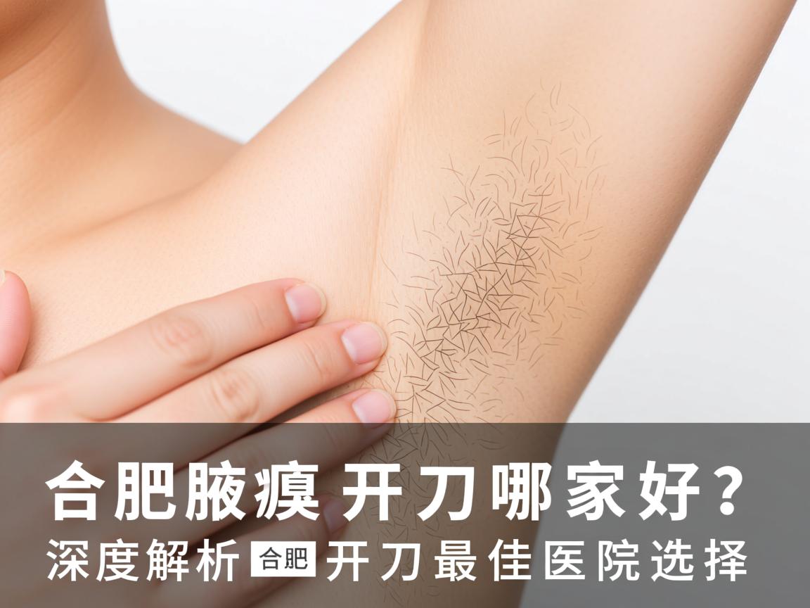 合肥腋臭开刀哪家好？深度解析合肥腋臭开刀最佳医院选择