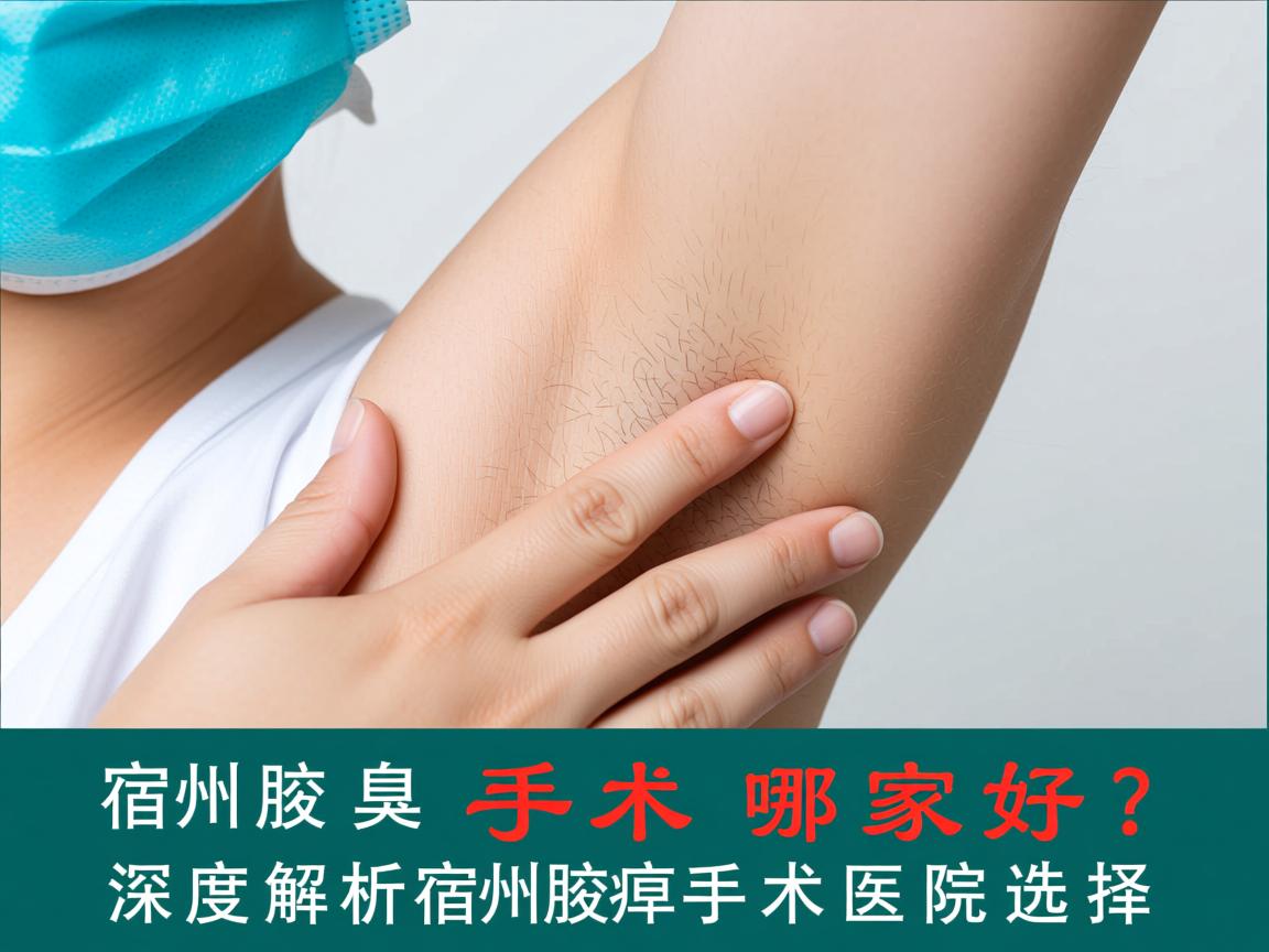 宿州腋臭手术哪家好？深度解析宿州腋臭手术医院选择