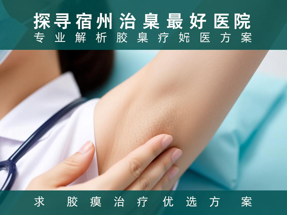 探寻宿州治疗腋臭最好医院,专业解析腋臭治疗优选方案 探寻宿州治疗腋臭最好医院,专业解析腋臭治疗优选方案