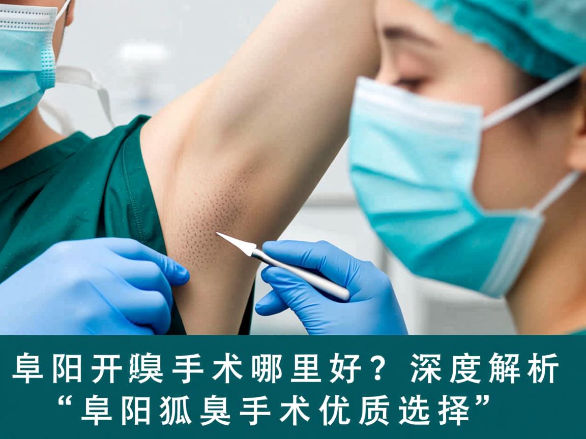 阜阳开狐臭手术哪里好？深度解析阜阳狐臭手术优质选择