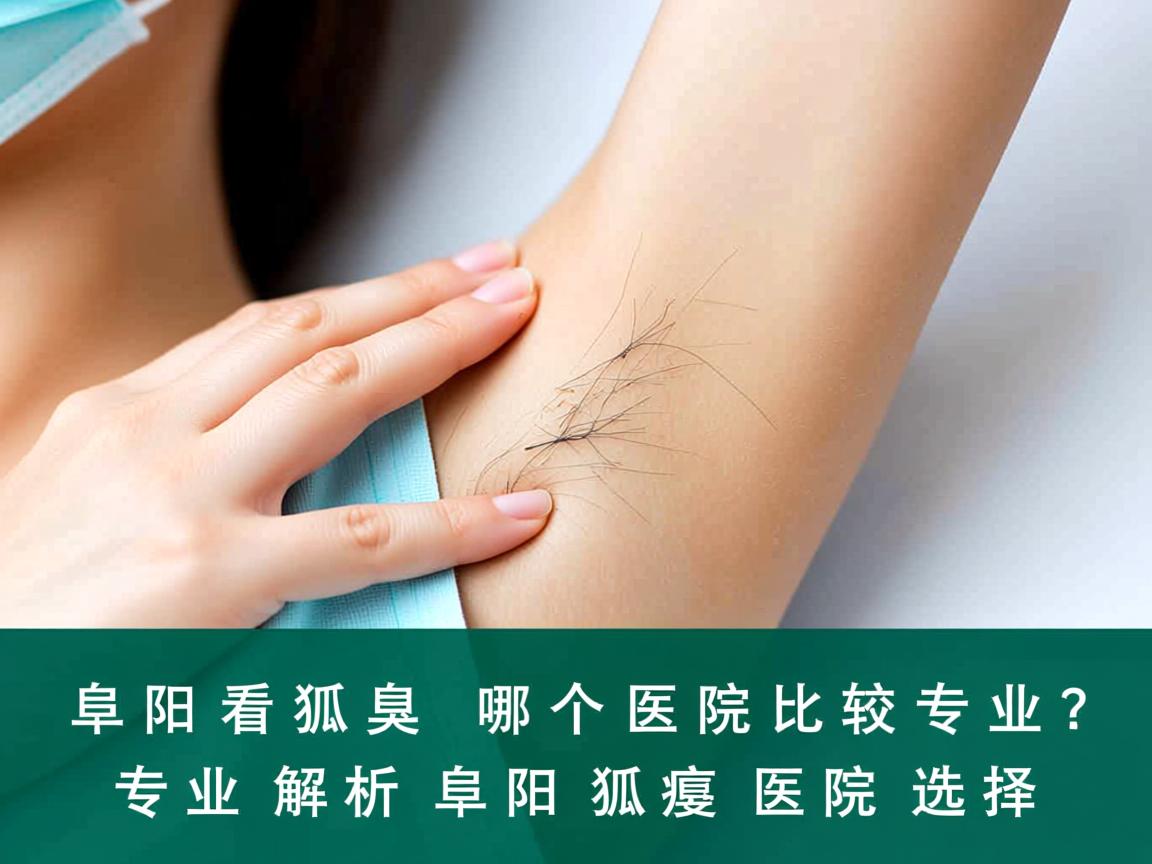 阜阳看狐臭哪个医院比较专业？专业解析阜阳狐臭医院选择