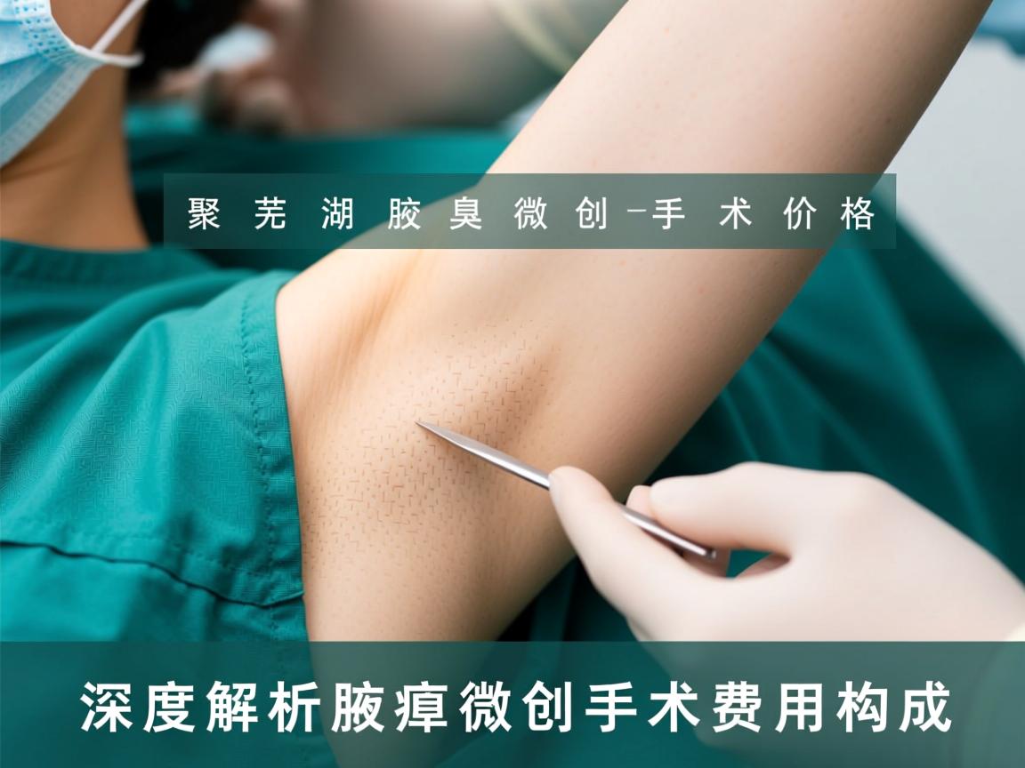 聚焦芜湖腋臭微创手术价格 深度解析腋臭微创手术费用构成