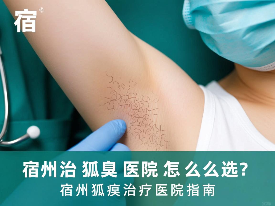 宿州治狐臭医院怎么选？宿州狐臭治疗医院指南