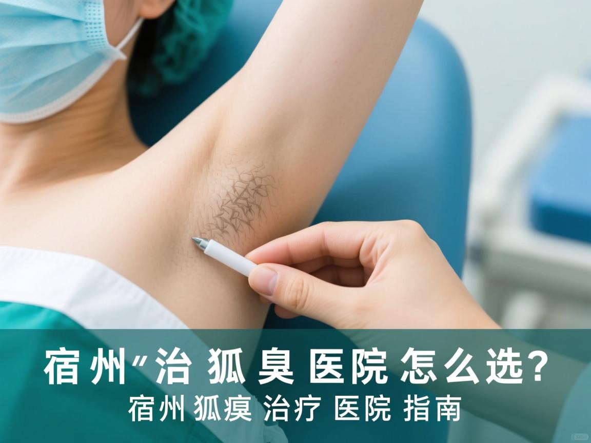 宿州治狐臭医院怎么选？宿州狐臭治疗医院指南