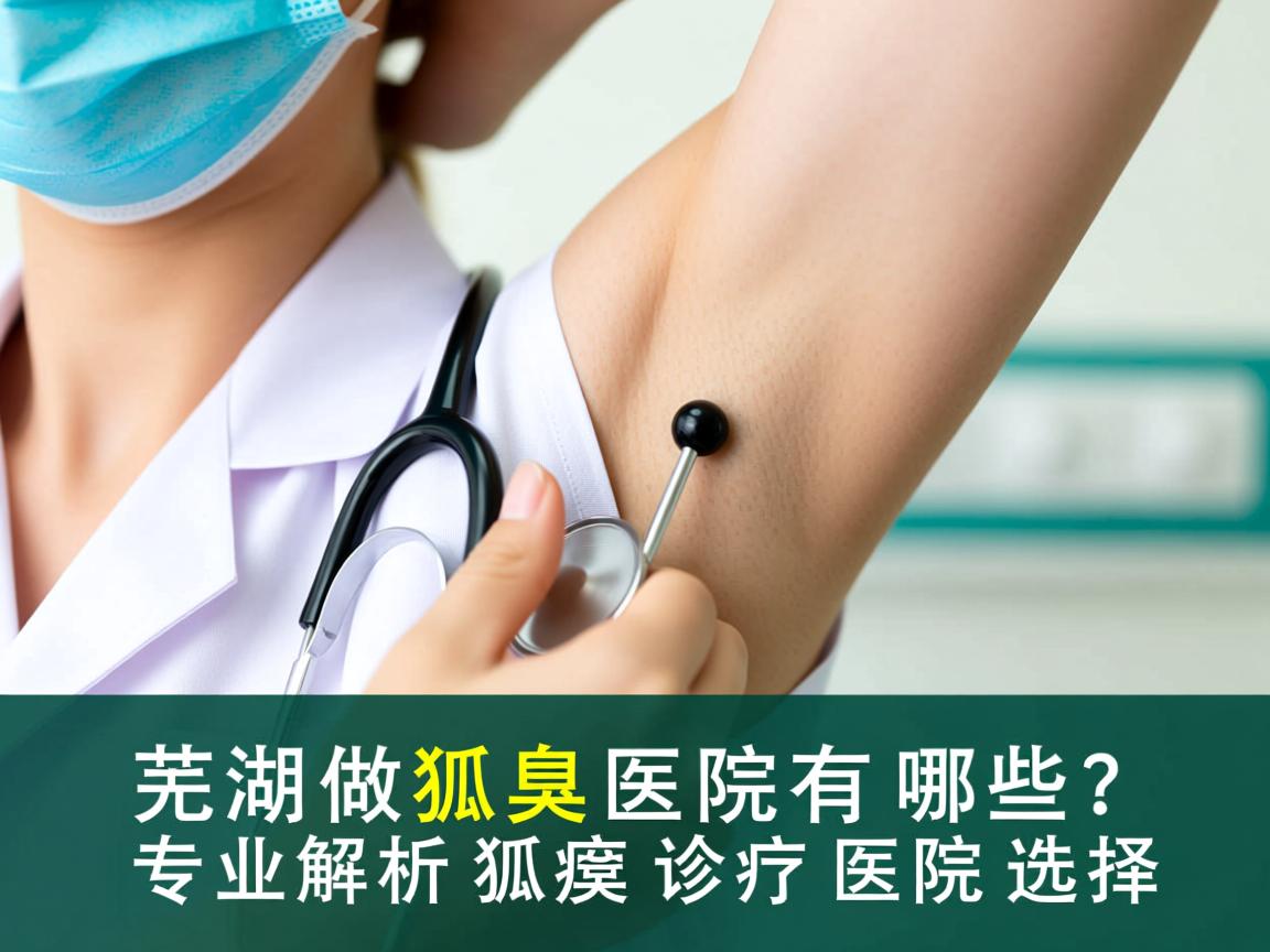 芜湖做狐臭医院有哪些？专业解析狐臭诊疗医院选择