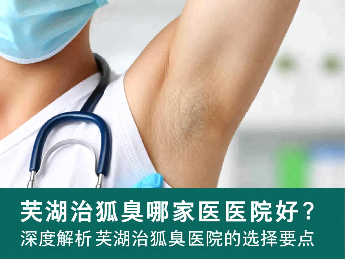 芜湖治狐臭哪家医院好？深度解析芜湖治狐臭医院的选择要点