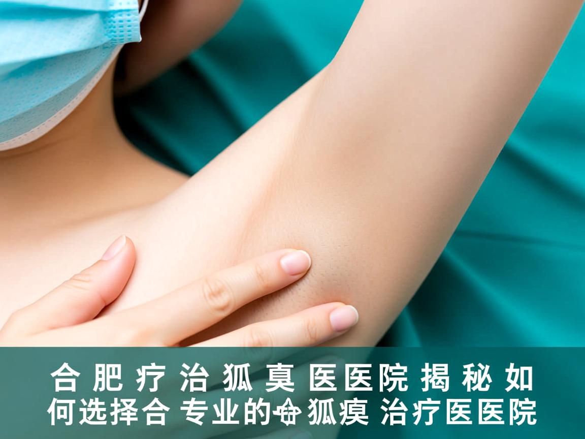 合肥治疗狐臭医院揭秘，如何选择合肥专业的狐臭治疗医院