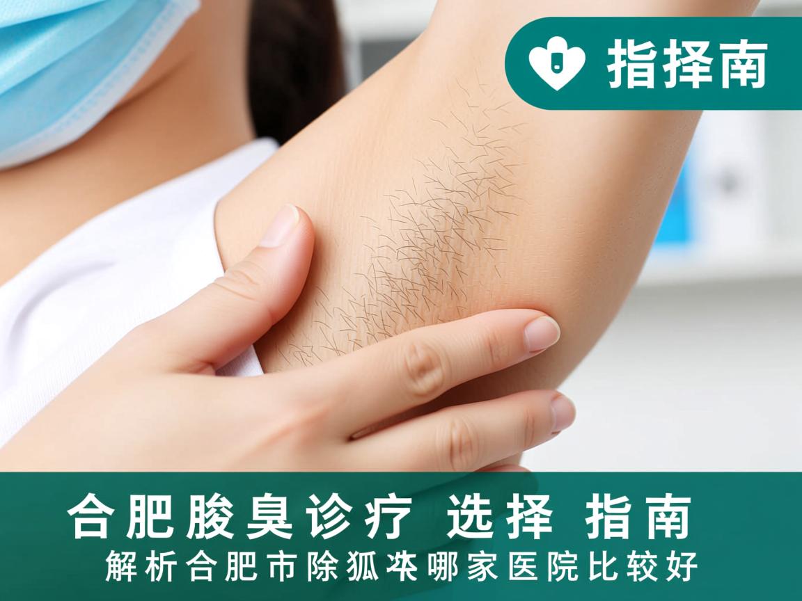 合肥腋臭诊疗选择指南，解析合肥市除狐臭哪家医院比较好