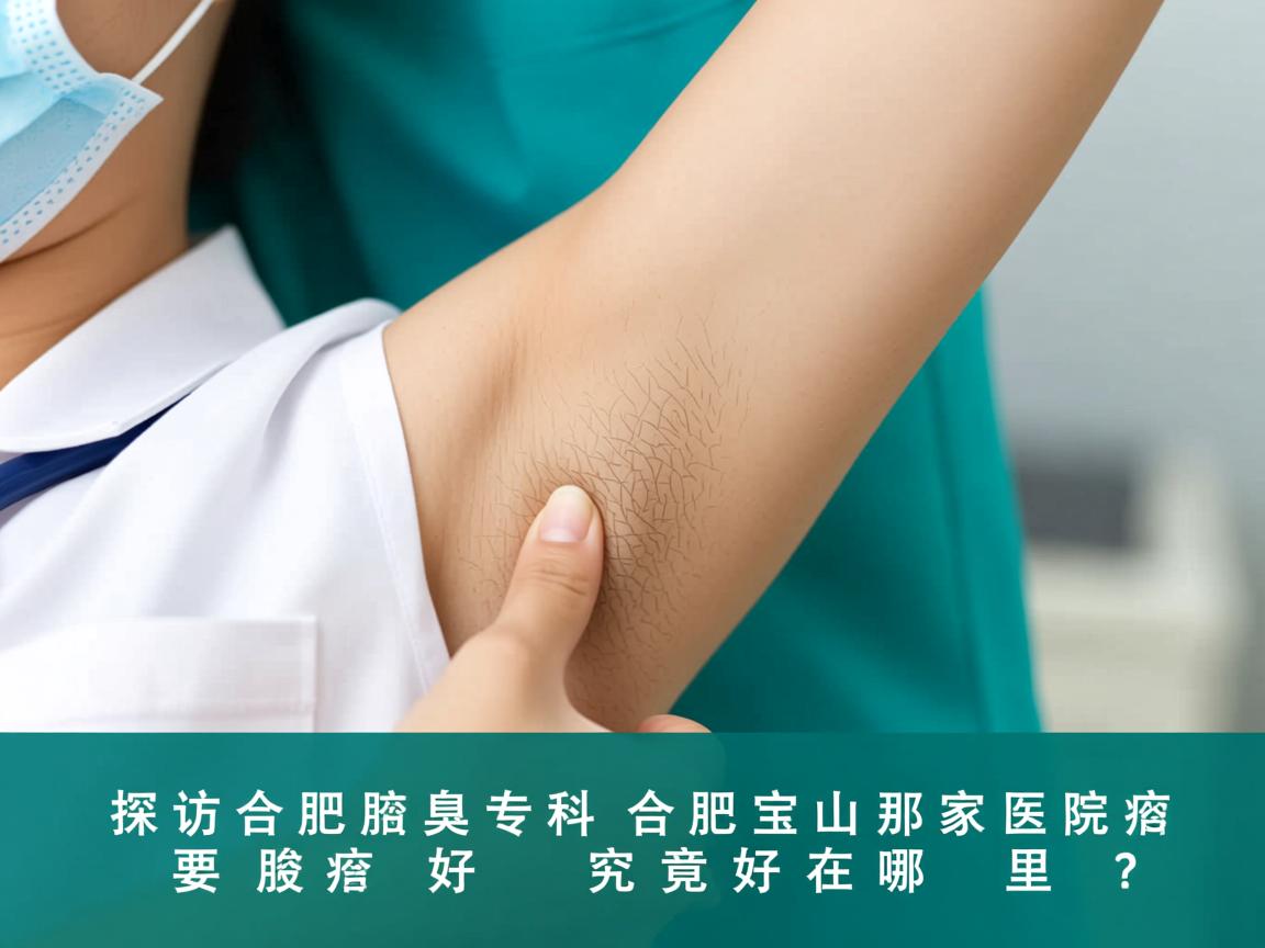 探访合肥腋臭专科，合肥宝山那家医院看腋臭好，究竟好在哪里？