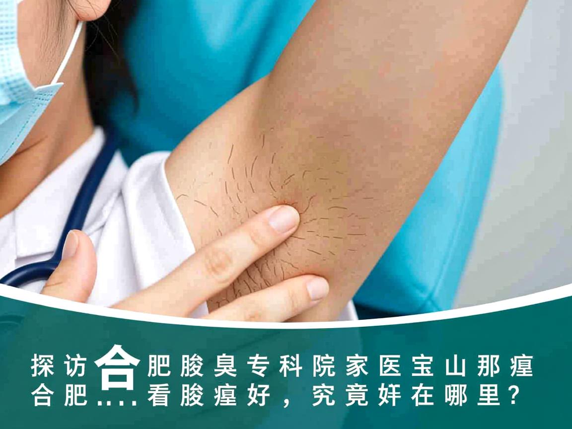 探访合肥腋臭专科，合肥宝山那家医院看腋臭好，究竟好在哪里？