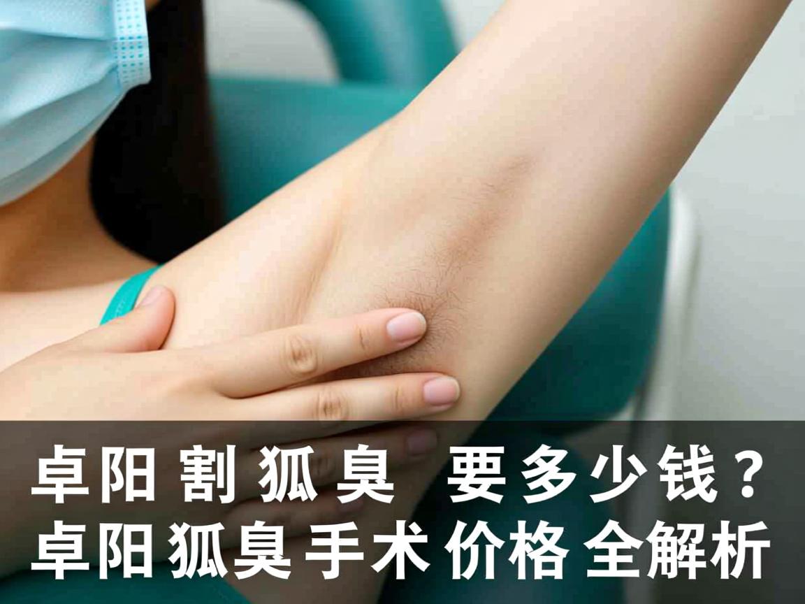 在阜阳割狐臭要多少钱？阜阳狐臭手术价格全解析
