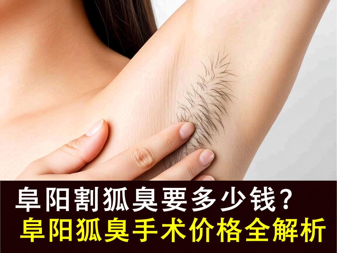 在阜阳割狐臭要多少钱？阜阳狐臭手术价格全解析