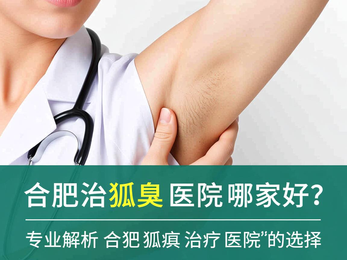合肥治狐臭医院哪家好？专业解析合肥狐臭治疗医院的选择