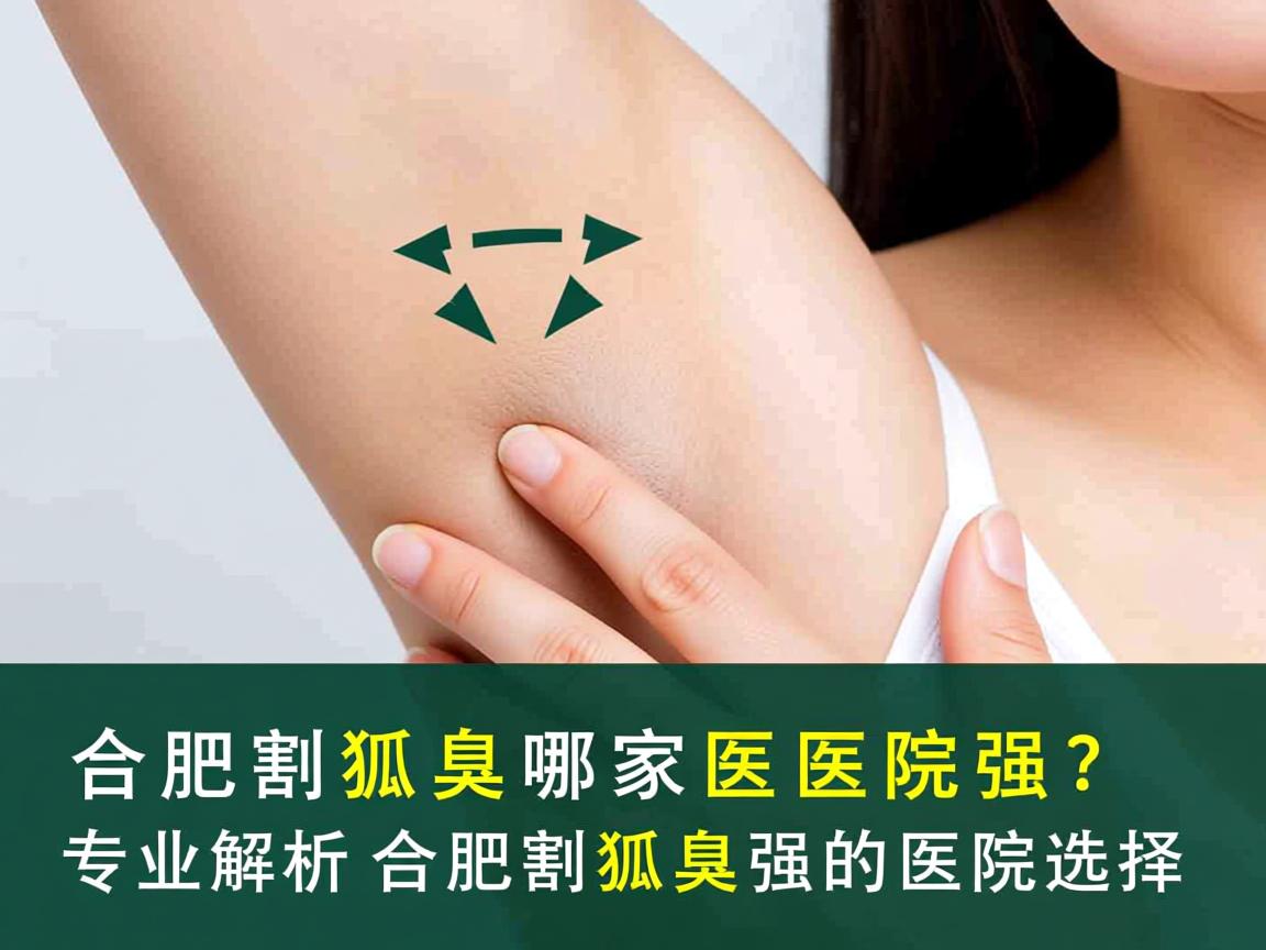 合肥割狐臭哪家医院强？专业解析合肥割狐臭强的医院选择