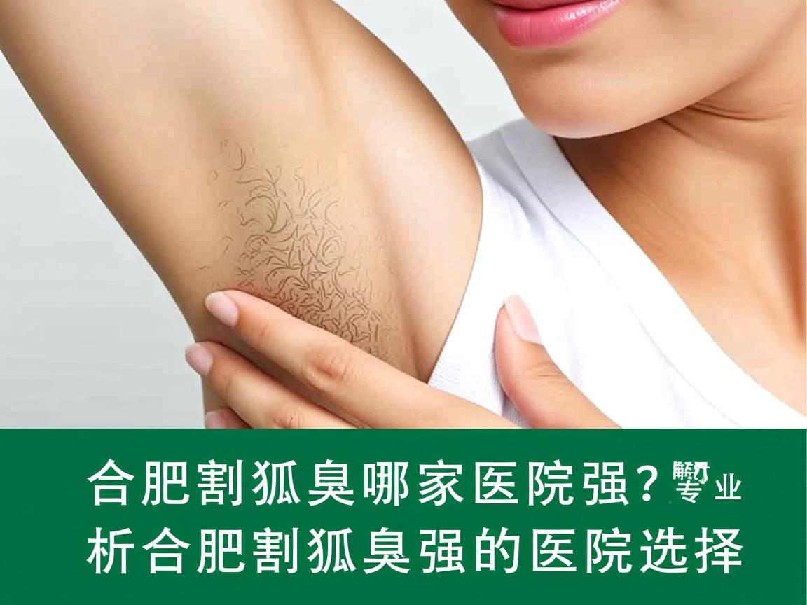 合肥割狐臭哪家医院强？专业解析合肥割狐臭强的医院选择