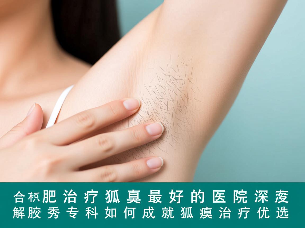 合肥治疗狐臭最好的医院，深度解析腋秀专科如何成就狐臭治疗优选