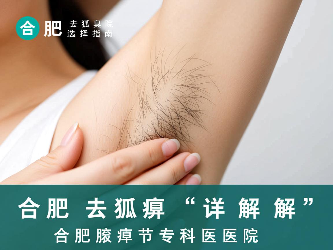 合肥去狐臭医院选择指南，详解合肥腋臭专科医院