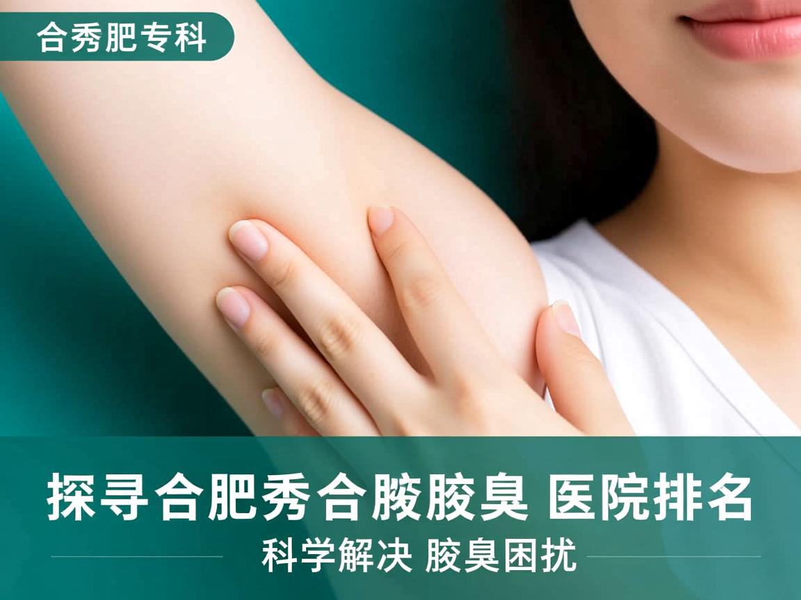 探寻合肥腋秀专科与合肥腋臭医院排名，科学解决腋臭困扰