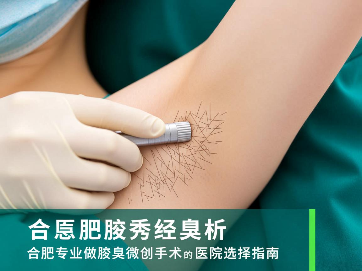 合肥腋秀解析，合肥专业做腋臭微创手术的医院选择指南