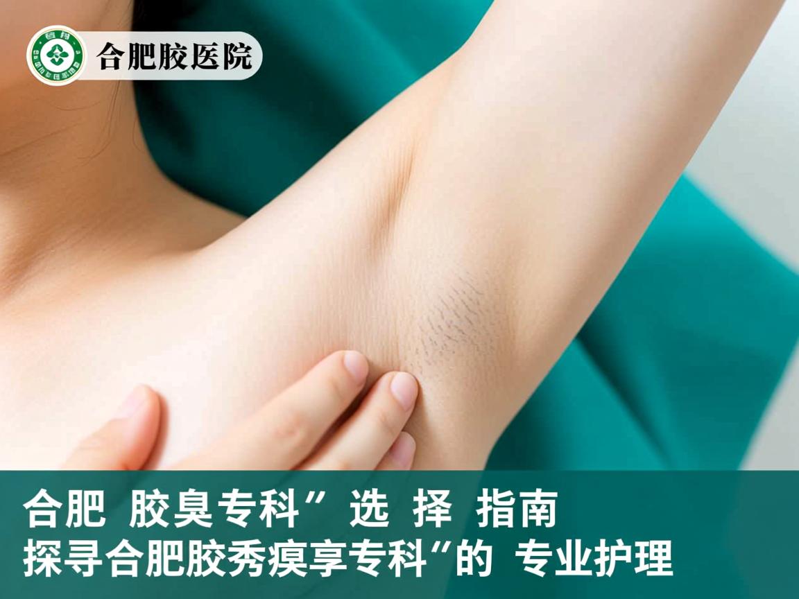 合肥腋臭专科医院选择指南，探寻合肥腋秀腋臭专科的专业护理