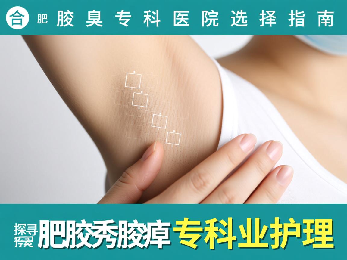 合肥腋臭专科医院选择指南，探寻合肥腋秀腋臭专科的专业护理