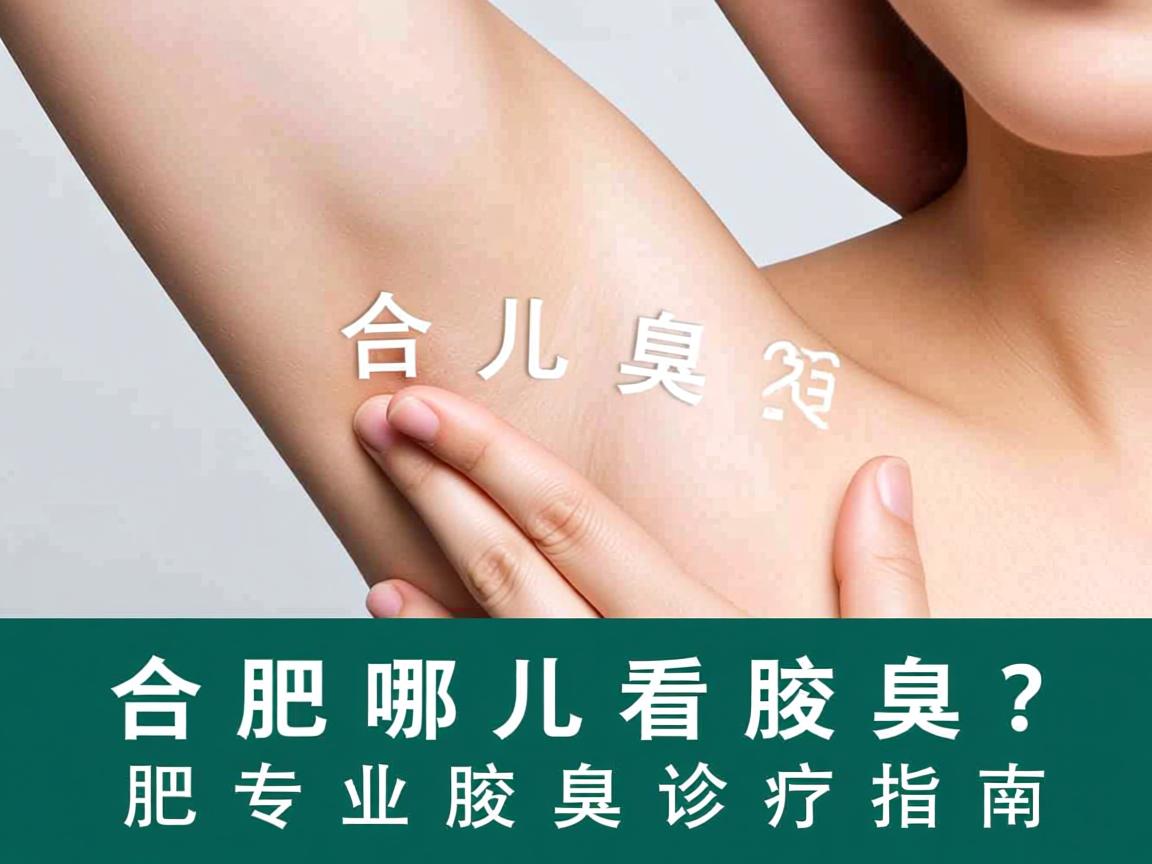 合肥哪儿看腋臭？合肥专业腋臭诊疗指南