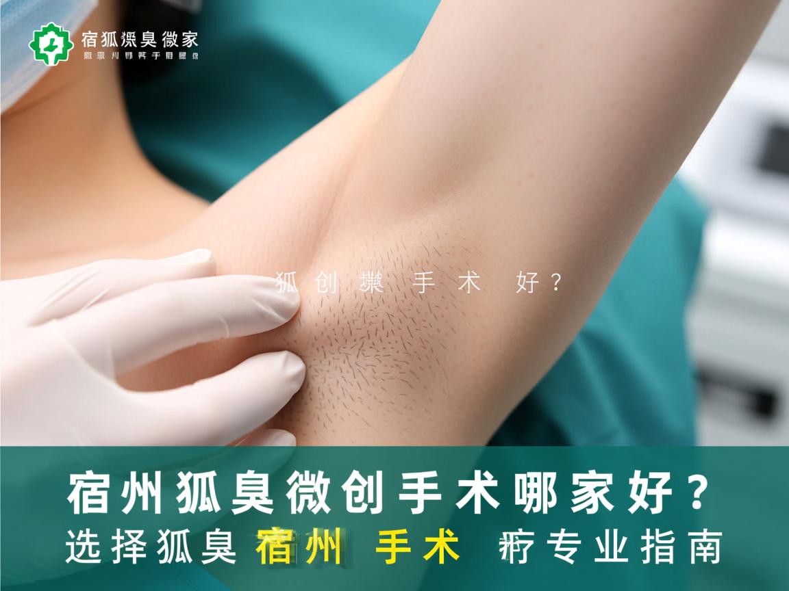 宿州狐臭微创手术哪家好?选择狐臭微创手术的宿州专业指南 宿州狐臭微创手术哪家好?选择狐臭微创手术的宿州专业指南