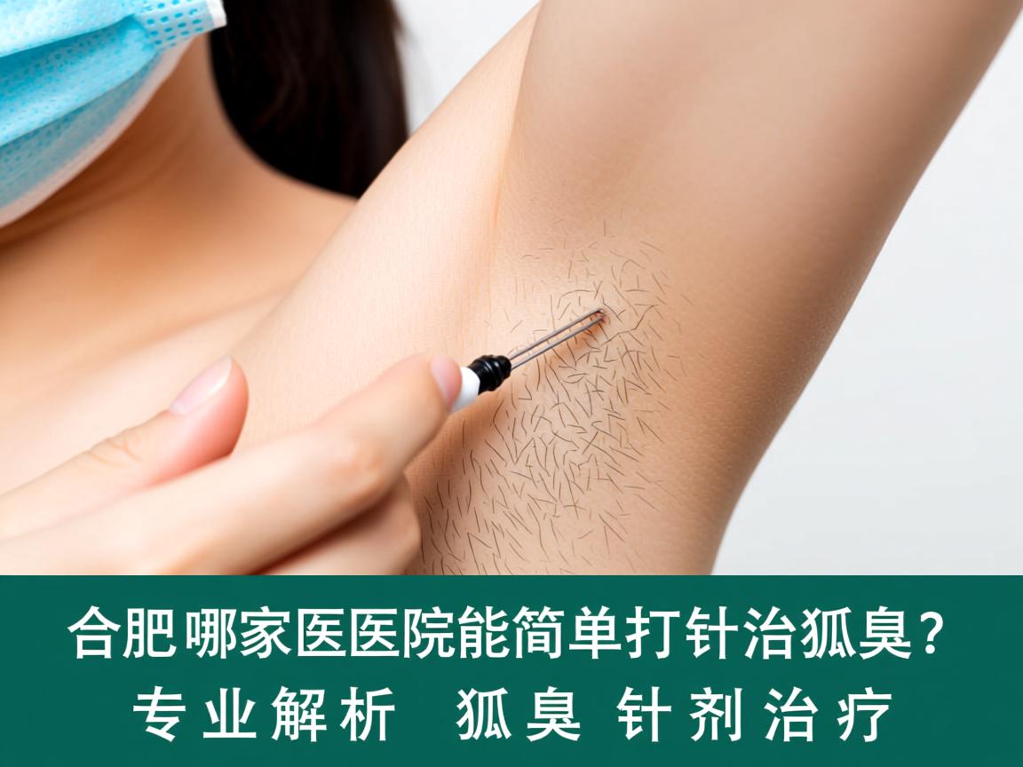 合肥哪家医院能简单打针治狐臭？专业解析狐臭针剂治疗