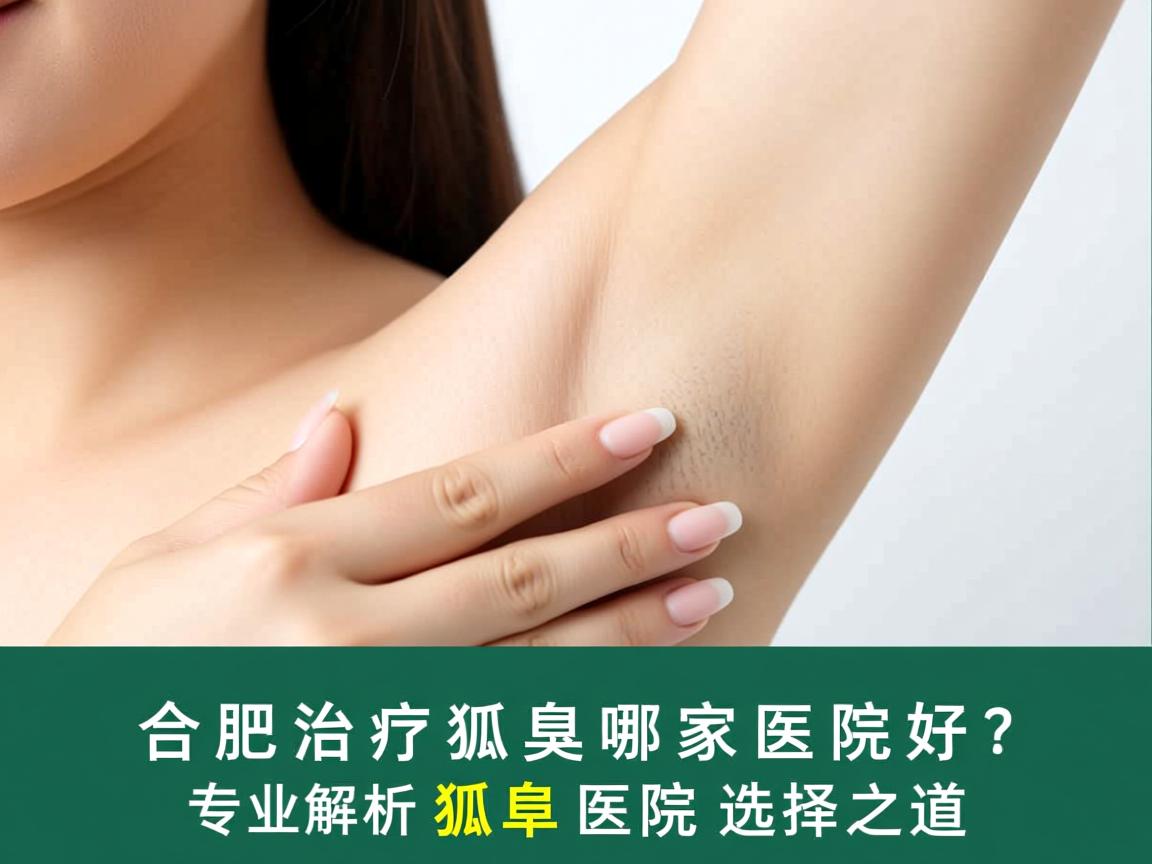合肥治疗狐臭哪家医院好？专业解析狐臭医院的选择之道