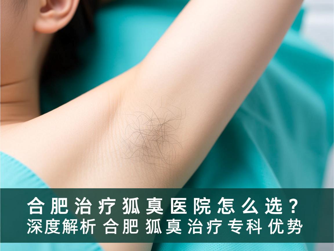 合肥治疗狐臭医院怎么选？深度解析合肥狐臭治疗专科优势